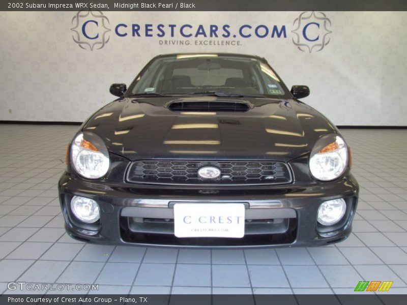 Midnight Black Pearl / Black 2002 Subaru Impreza WRX Sedan