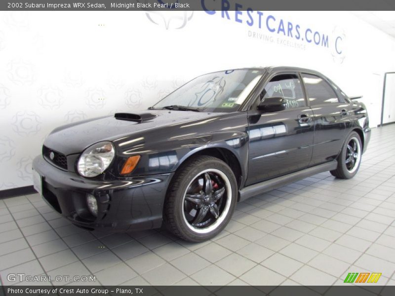 Midnight Black Pearl / Black 2002 Subaru Impreza WRX Sedan