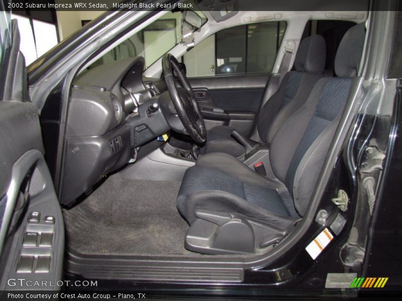  2002 Impreza WRX Sedan Black Interior