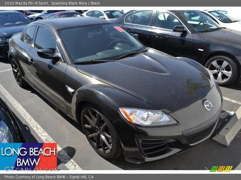 Sparkling Black Mica / Black 2010 Mazda RX-8 Sport