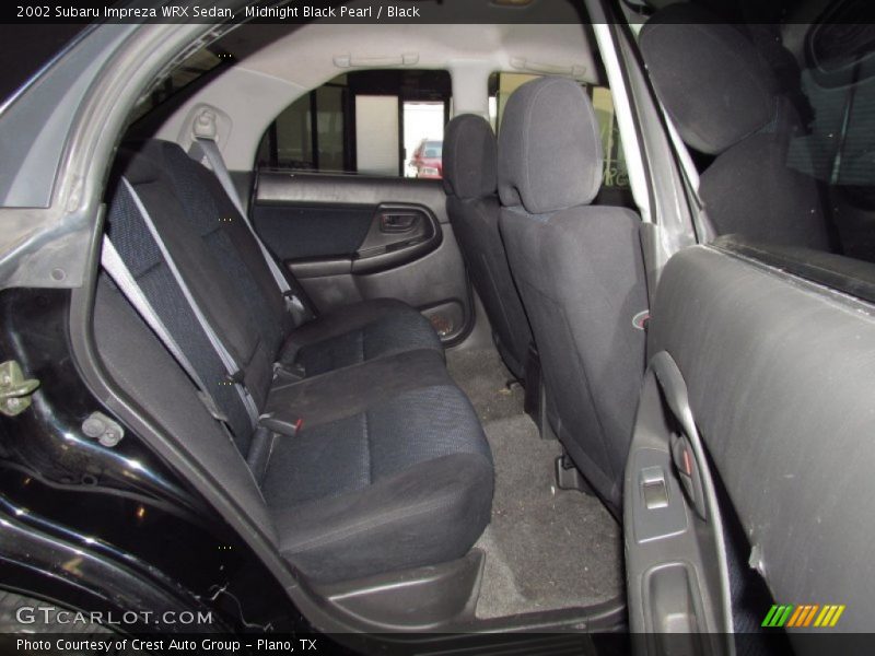  2002 Impreza WRX Sedan Black Interior