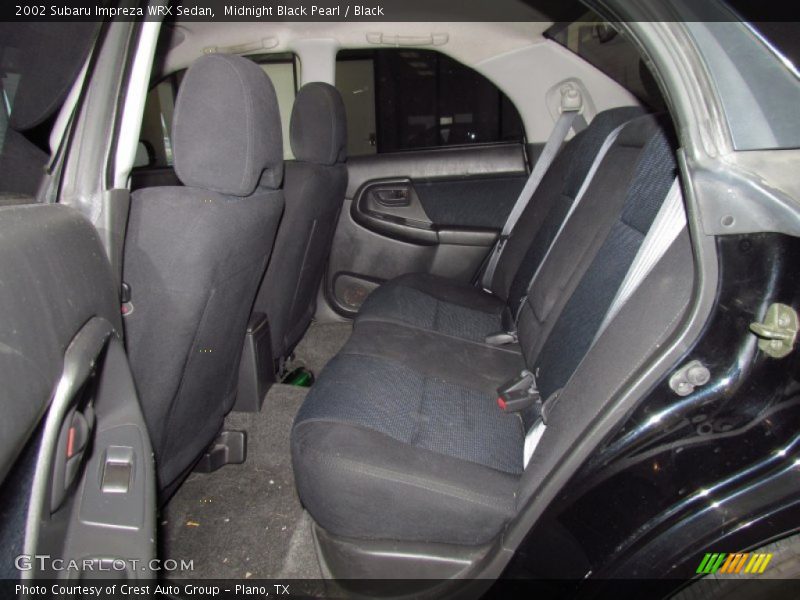  2002 Impreza WRX Sedan Black Interior