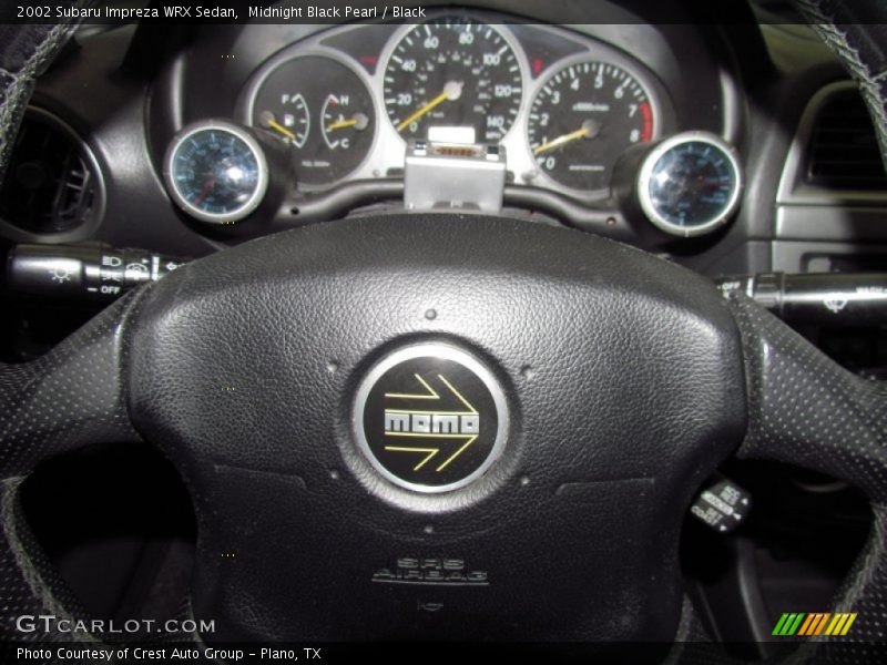 Midnight Black Pearl / Black 2002 Subaru Impreza WRX Sedan