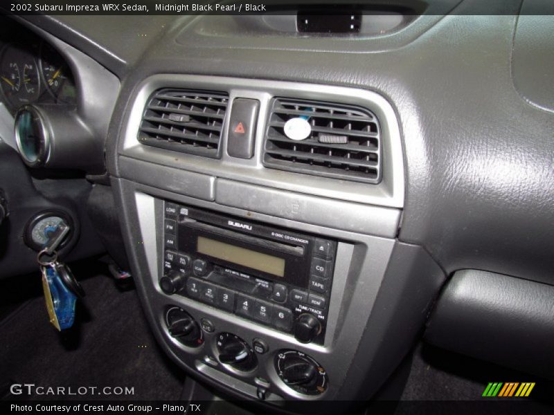 Controls of 2002 Impreza WRX Sedan