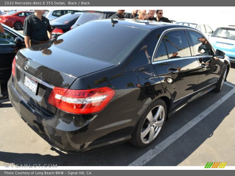 Black / Black 2010 Mercedes-Benz E 350 Sedan