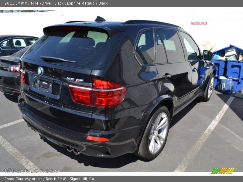 Black Sapphire Metallic / Black 2011 BMW X5 M M xDrive
