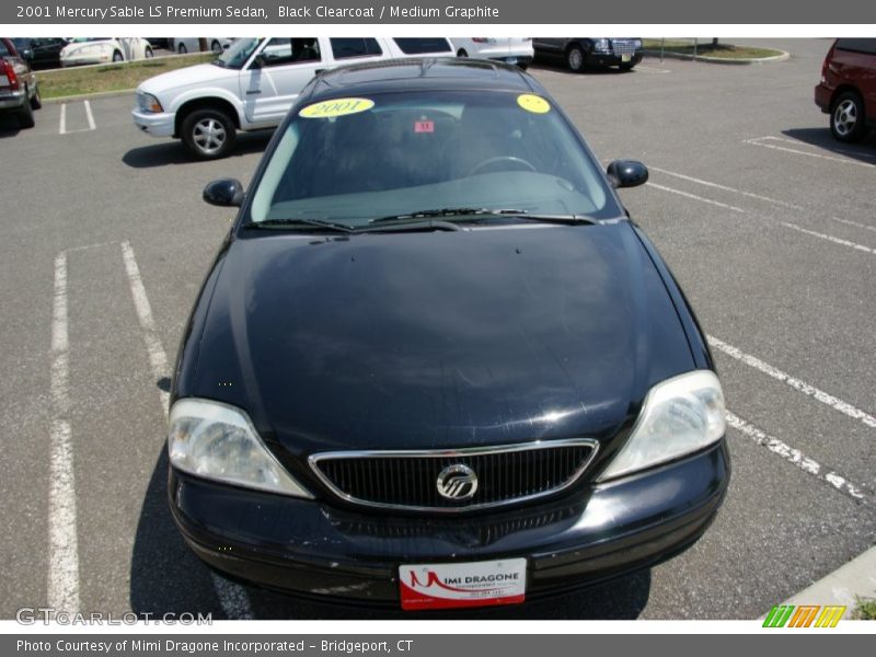 Black Clearcoat / Medium Graphite 2001 Mercury Sable LS Premium Sedan