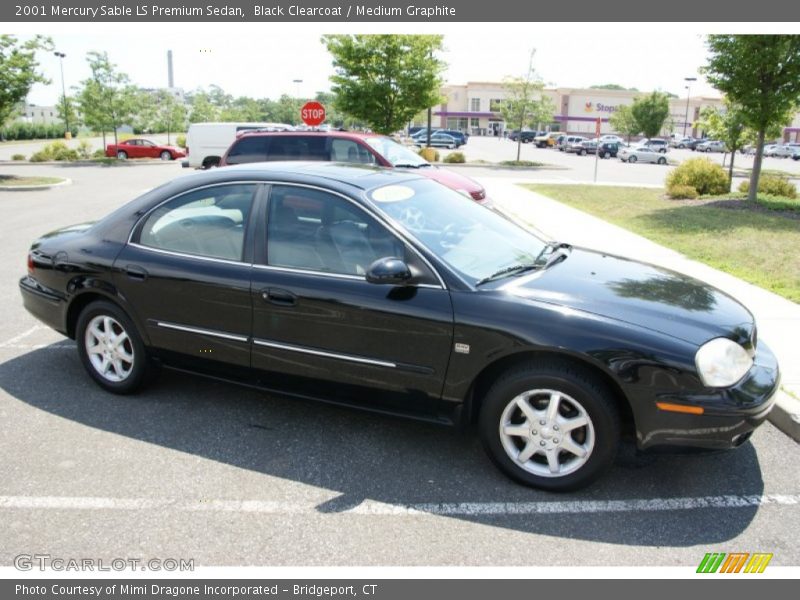 Black Clearcoat / Medium Graphite 2001 Mercury Sable LS Premium Sedan