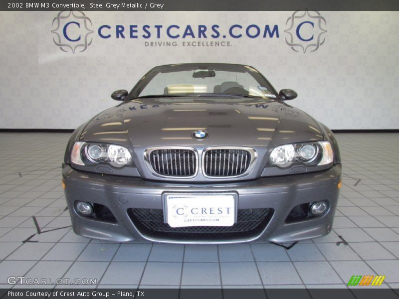 Steel Grey Metallic / Grey 2002 BMW M3 Convertible