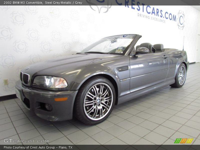 Steel Grey Metallic / Grey 2002 BMW M3 Convertible