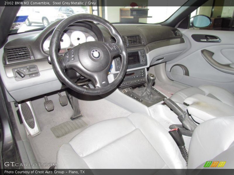 Grey Interior - 2002 M3 Convertible 