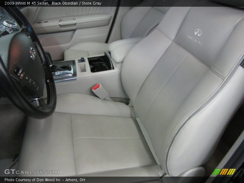 Black Obsidian / Stone Gray 2009 Infiniti M 45 Sedan