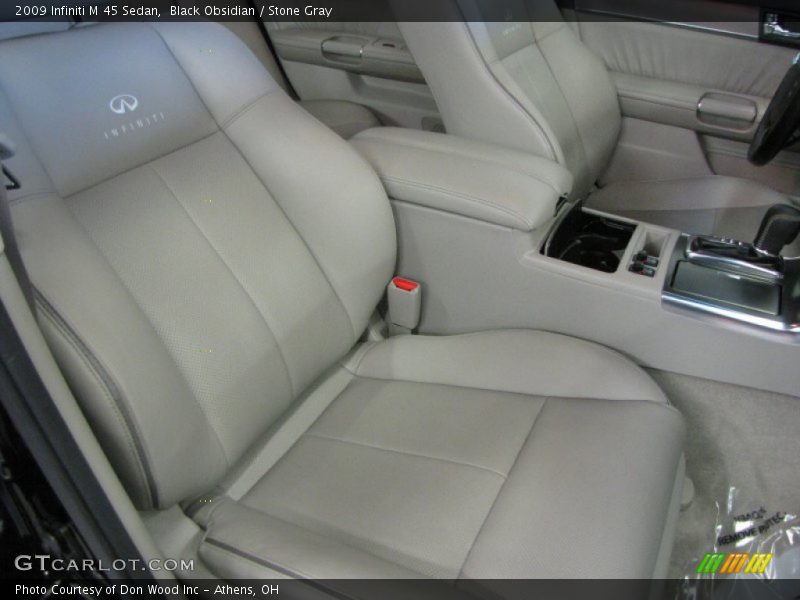 Black Obsidian / Stone Gray 2009 Infiniti M 45 Sedan