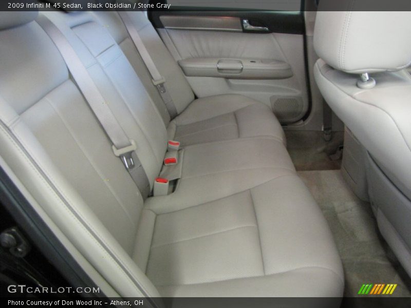 Black Obsidian / Stone Gray 2009 Infiniti M 45 Sedan