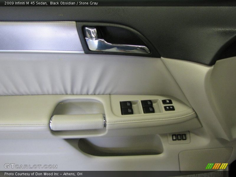Black Obsidian / Stone Gray 2009 Infiniti M 45 Sedan