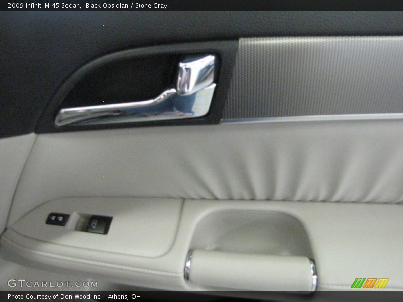 Black Obsidian / Stone Gray 2009 Infiniti M 45 Sedan