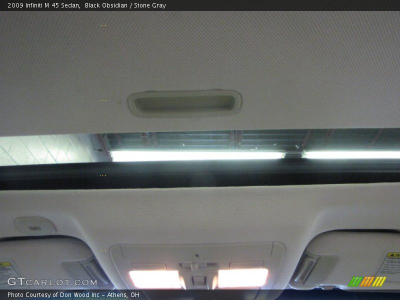 Black Obsidian / Stone Gray 2009 Infiniti M 45 Sedan