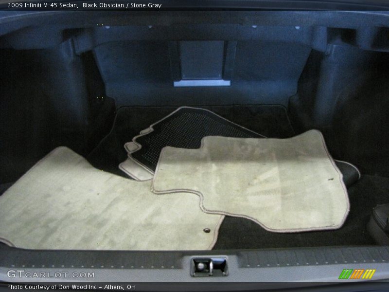 Black Obsidian / Stone Gray 2009 Infiniti M 45 Sedan