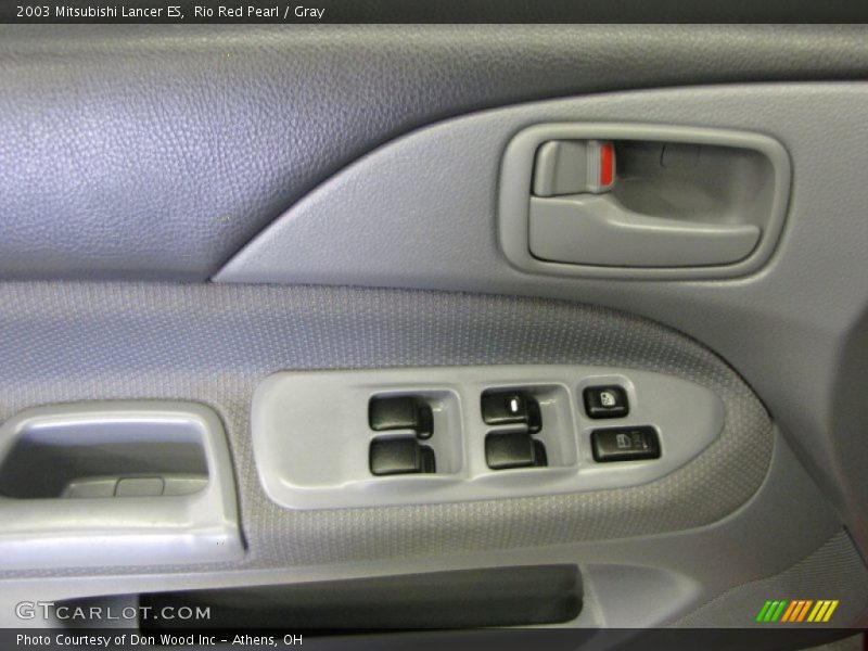 Rio Red Pearl / Gray 2003 Mitsubishi Lancer ES