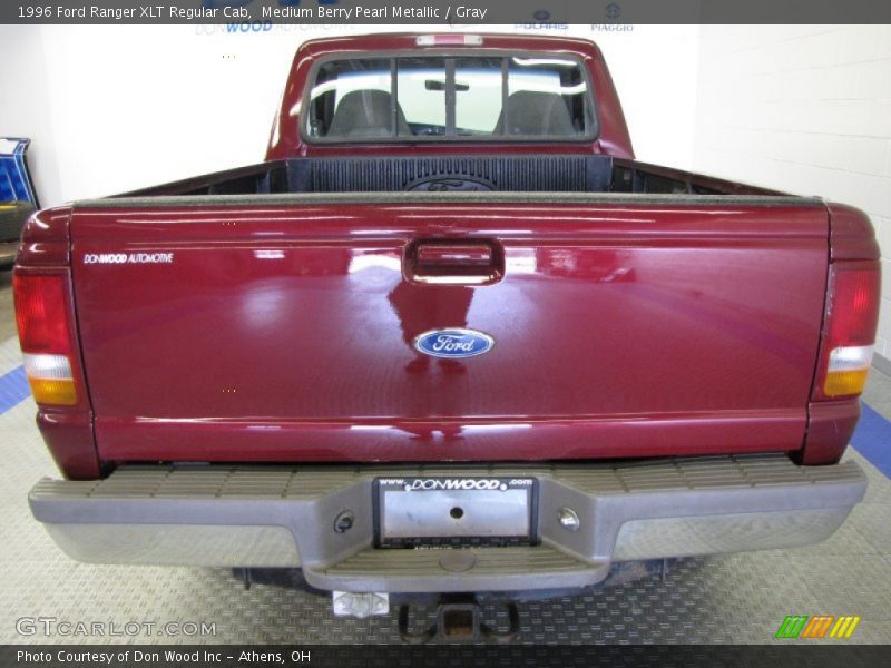 Medium Berry Pearl Metallic / Gray 1996 Ford Ranger XLT Regular Cab