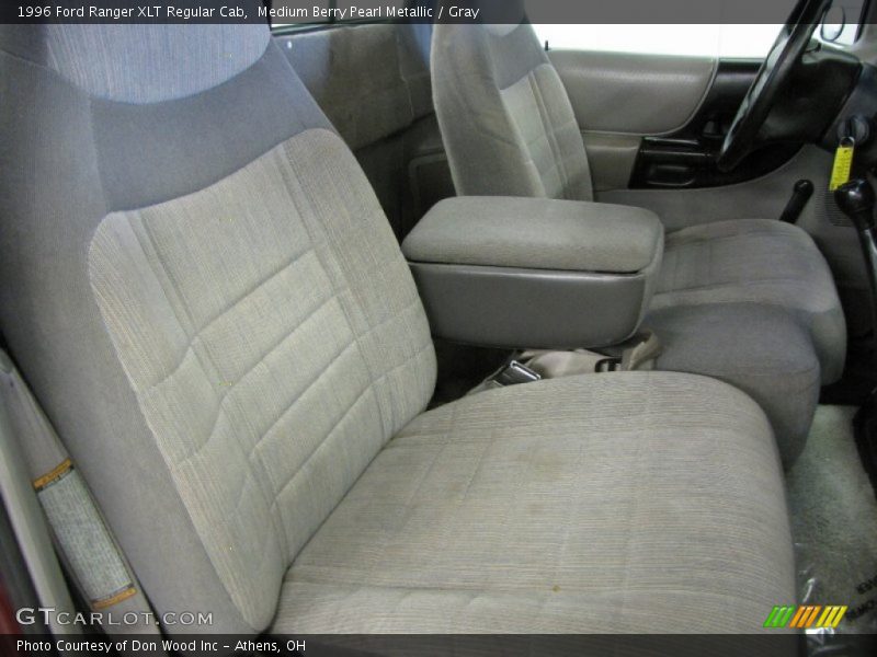Medium Berry Pearl Metallic / Gray 1996 Ford Ranger XLT Regular Cab
