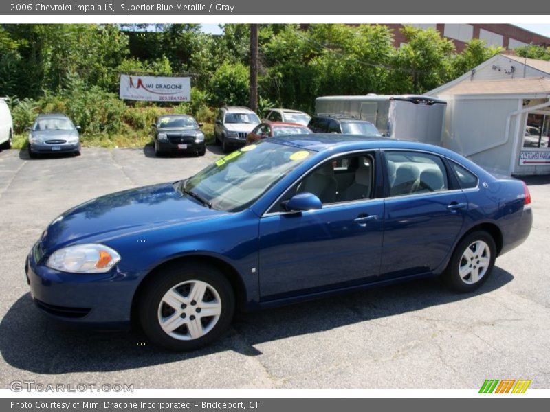 Superior Blue Metallic / Gray 2006 Chevrolet Impala LS