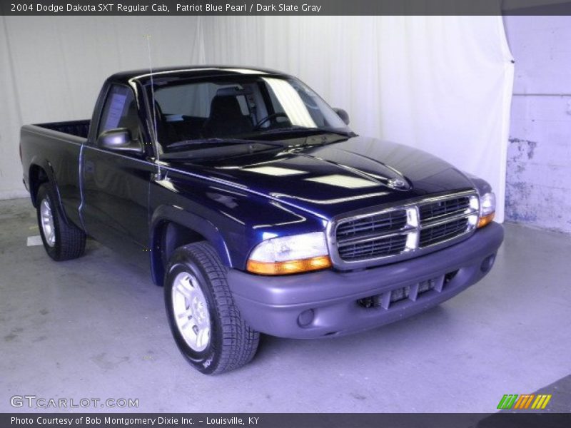 Patriot Blue Pearl / Dark Slate Gray 2004 Dodge Dakota SXT Regular Cab