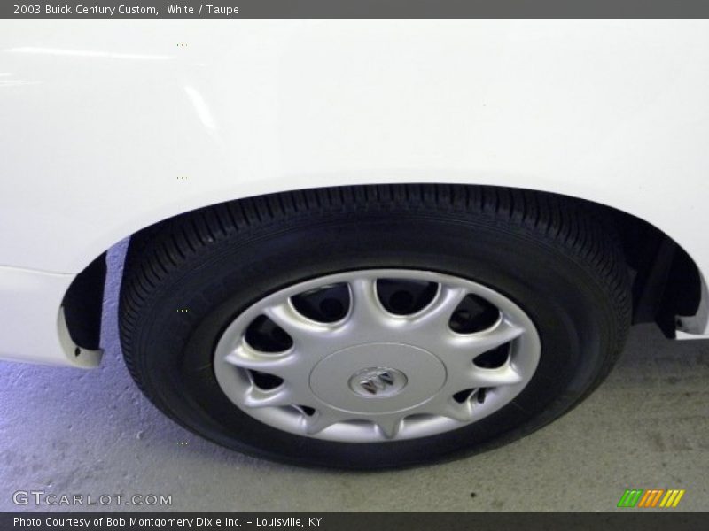 White / Taupe 2003 Buick Century Custom