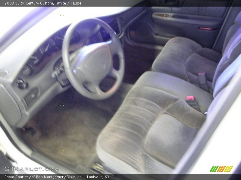 White / Taupe 2003 Buick Century Custom