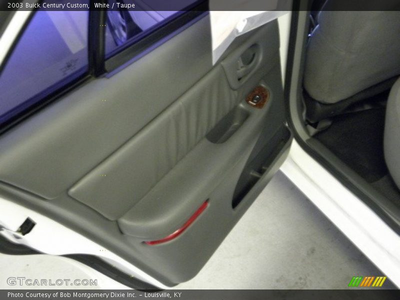 White / Taupe 2003 Buick Century Custom