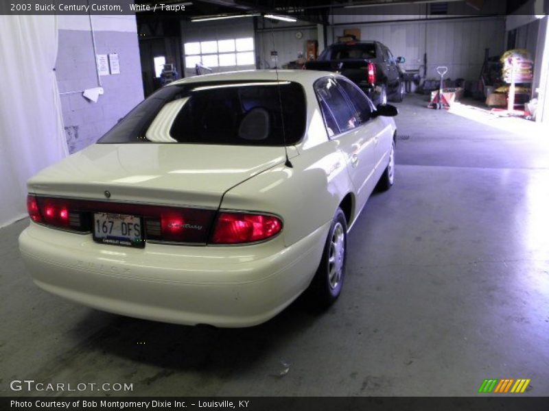 White / Taupe 2003 Buick Century Custom