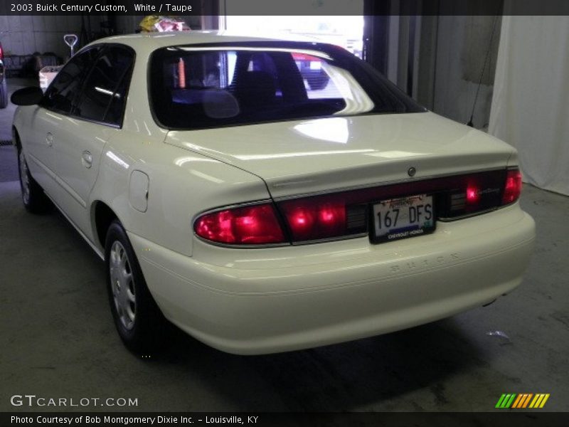 White / Taupe 2003 Buick Century Custom