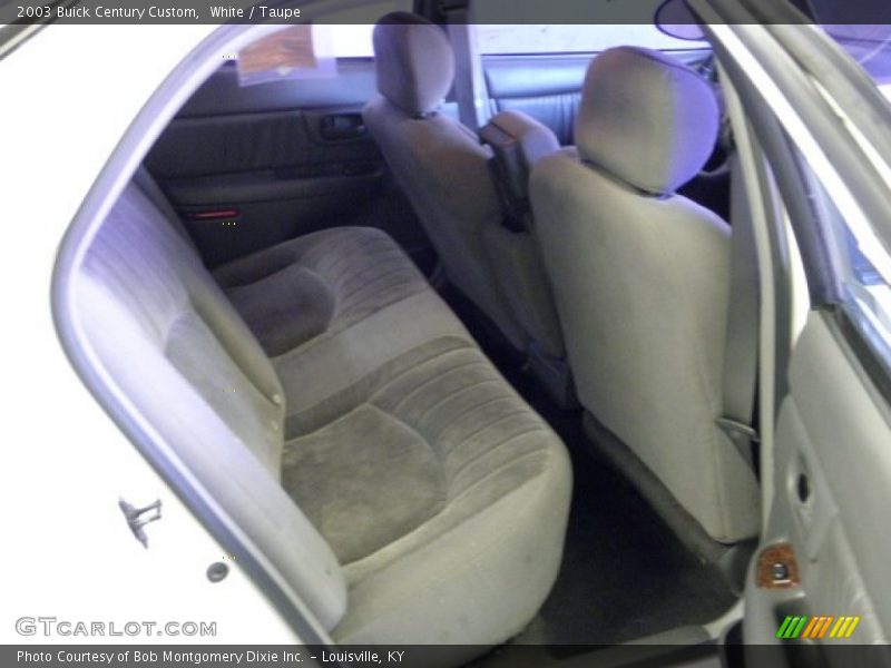 White / Taupe 2003 Buick Century Custom