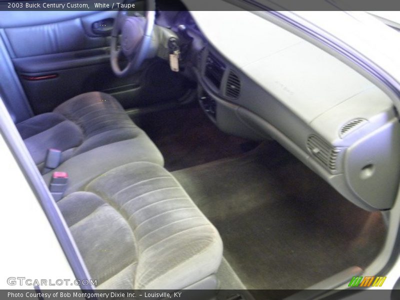 White / Taupe 2003 Buick Century Custom