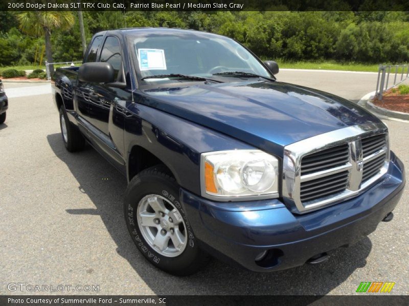 Patriot Blue Pearl / Medium Slate Gray 2006 Dodge Dakota SLT TRX Club Cab
