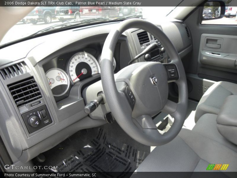 Patriot Blue Pearl / Medium Slate Gray 2006 Dodge Dakota SLT TRX Club Cab