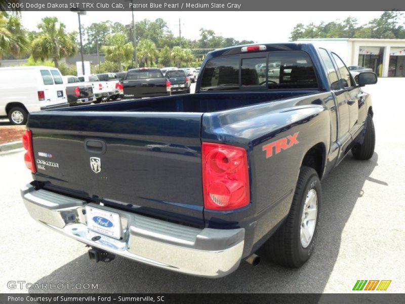 Patriot Blue Pearl / Medium Slate Gray 2006 Dodge Dakota SLT TRX Club Cab