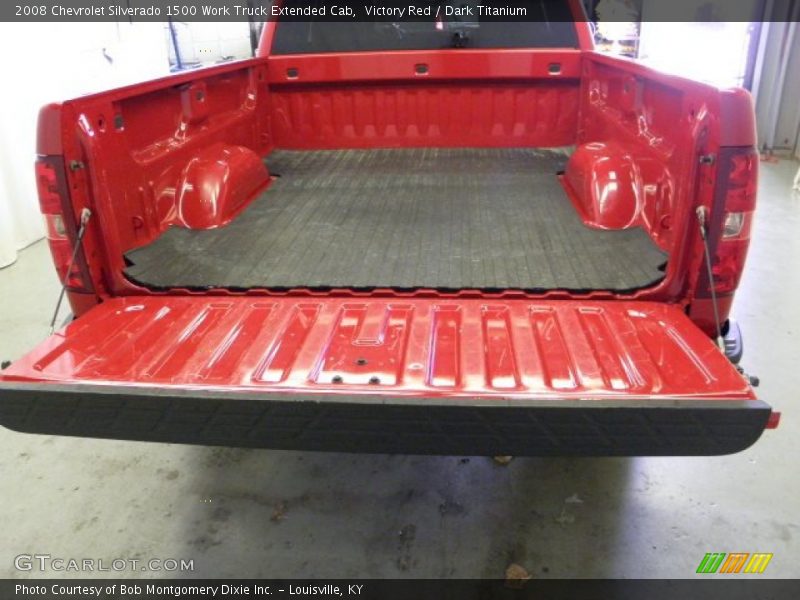 Victory Red / Dark Titanium 2008 Chevrolet Silverado 1500 Work Truck Extended Cab