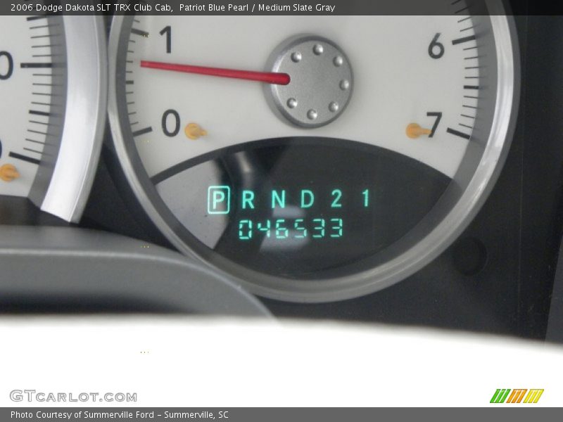 Patriot Blue Pearl / Medium Slate Gray 2006 Dodge Dakota SLT TRX Club Cab