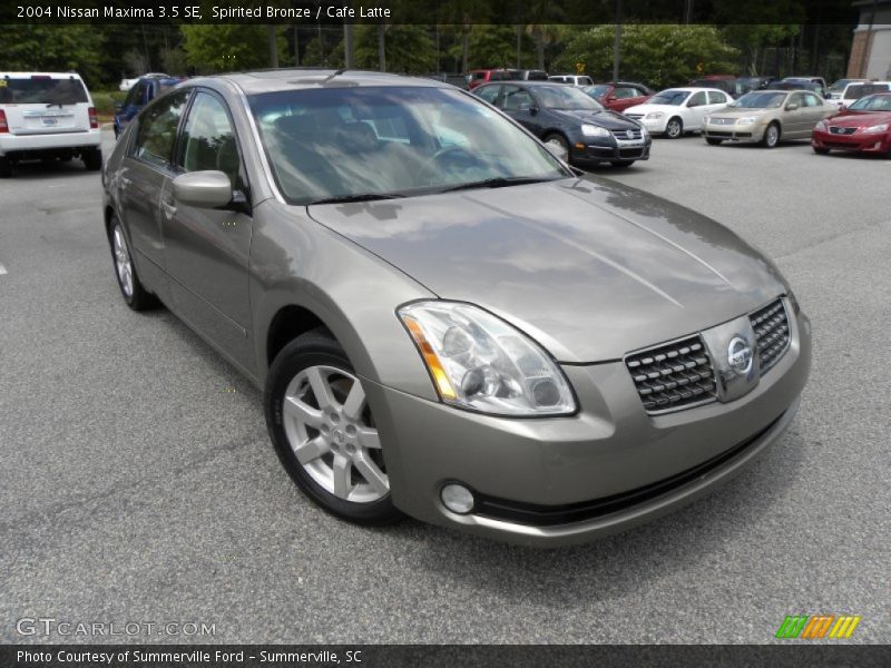 Spirited Bronze / Cafe Latte 2004 Nissan Maxima 3.5 SE