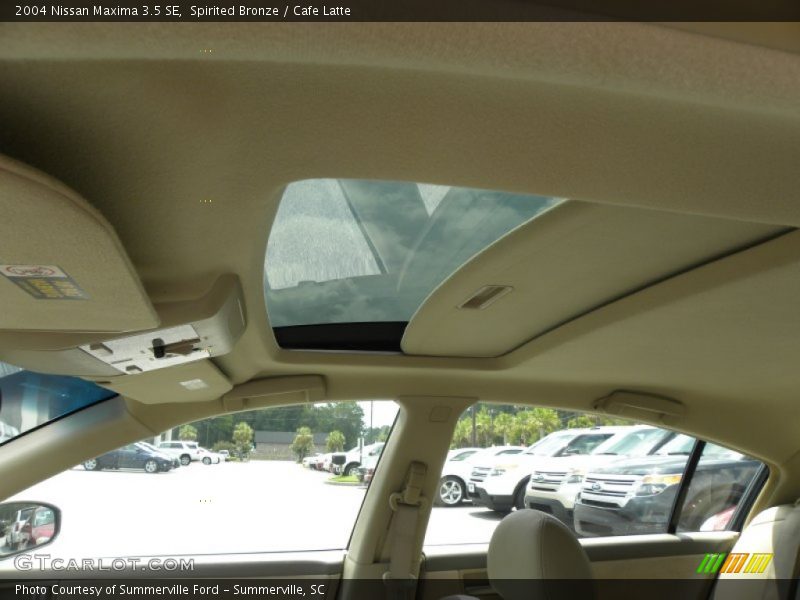 Spirited Bronze / Cafe Latte 2004 Nissan Maxima 3.5 SE