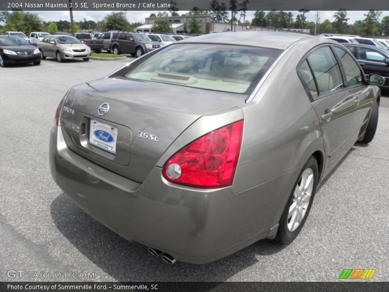 Spirited Bronze / Cafe Latte 2004 Nissan Maxima 3.5 SE