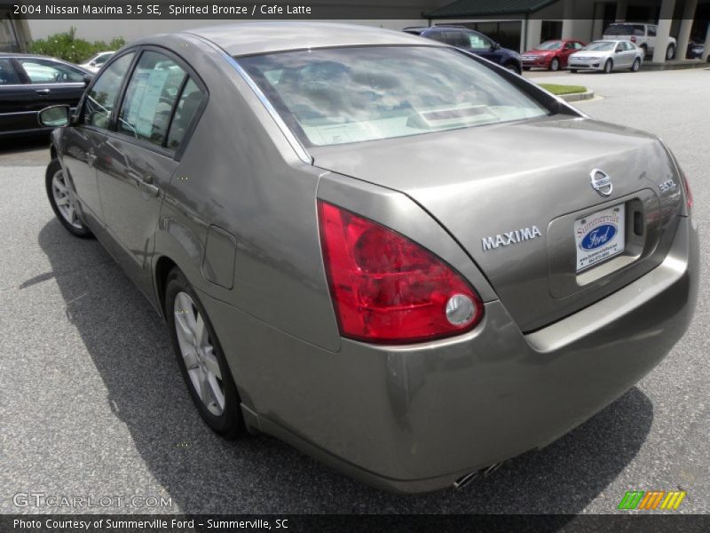 Spirited Bronze / Cafe Latte 2004 Nissan Maxima 3.5 SE