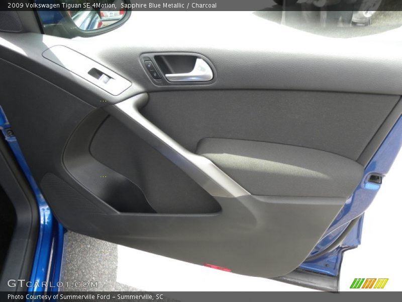 Sapphire Blue Metallic / Charcoal 2009 Volkswagen Tiguan SE 4Motion
