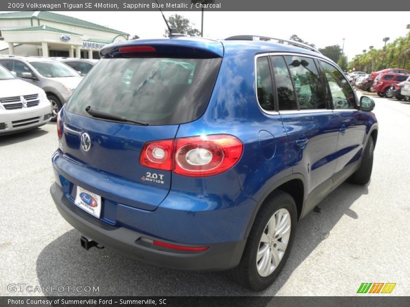 Sapphire Blue Metallic / Charcoal 2009 Volkswagen Tiguan SE 4Motion