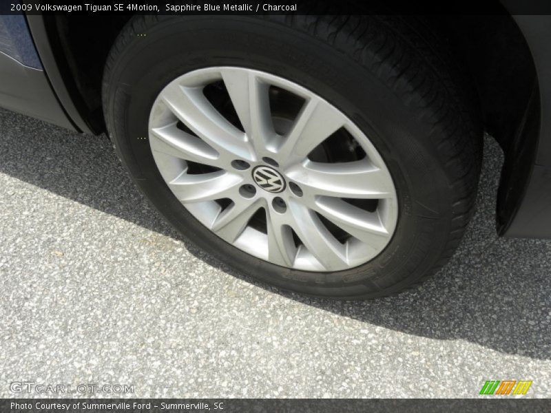 Sapphire Blue Metallic / Charcoal 2009 Volkswagen Tiguan SE 4Motion