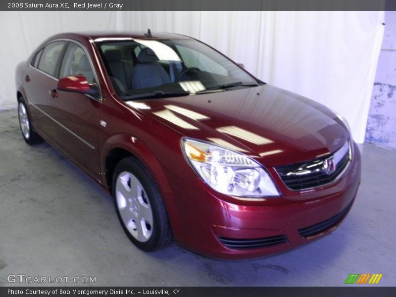Red Jewel / Gray 2008 Saturn Aura XE