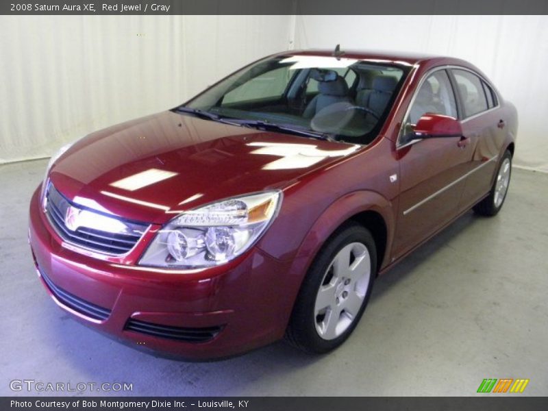 Red Jewel / Gray 2008 Saturn Aura XE