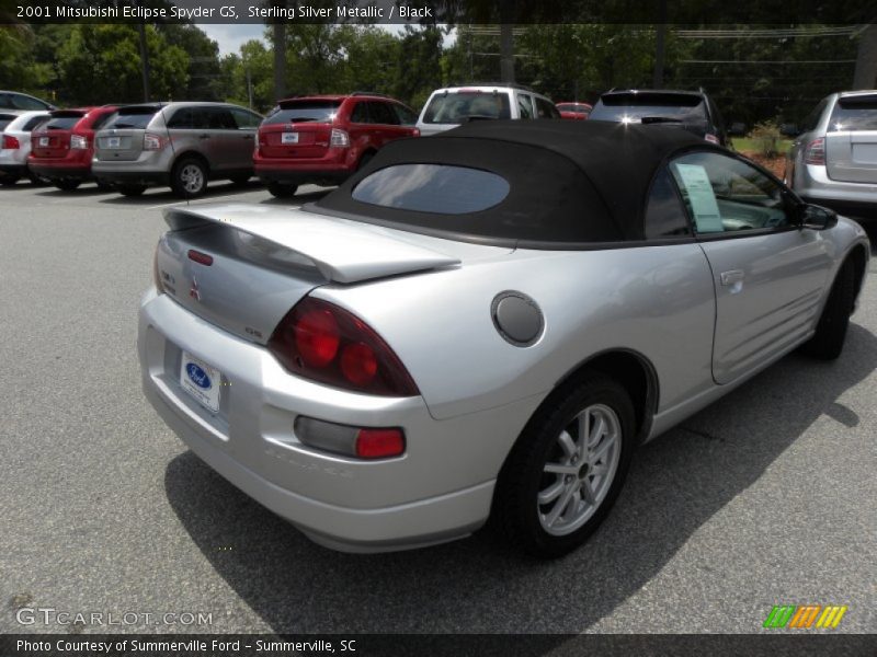 Sterling Silver Metallic / Black 2001 Mitsubishi Eclipse Spyder GS