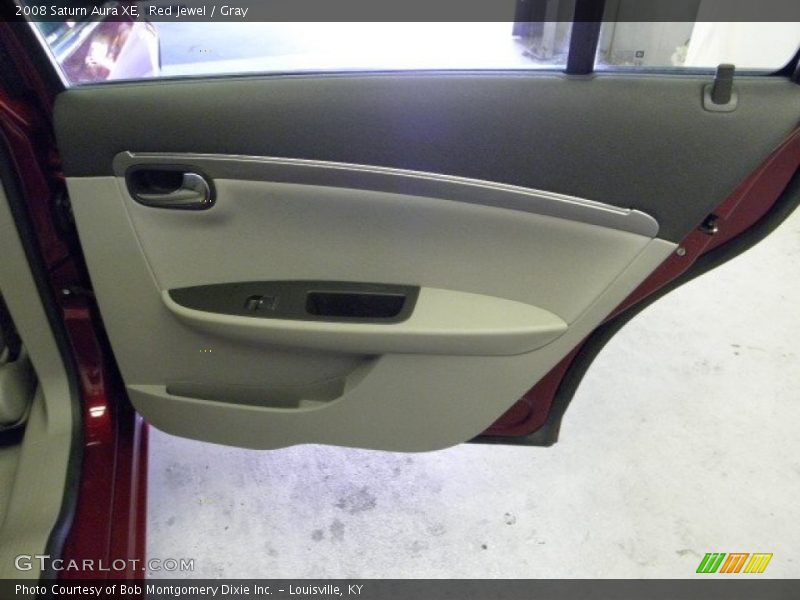 Red Jewel / Gray 2008 Saturn Aura XE